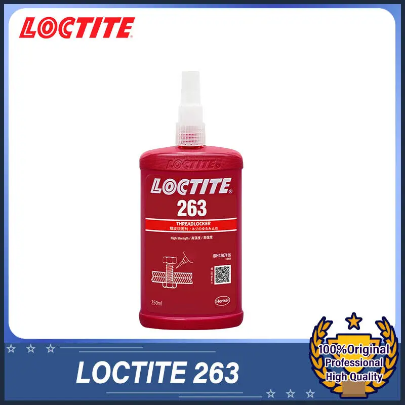 Фото 1 шт., красный клей для резьбы LOCTITE 263, 250 мл №1