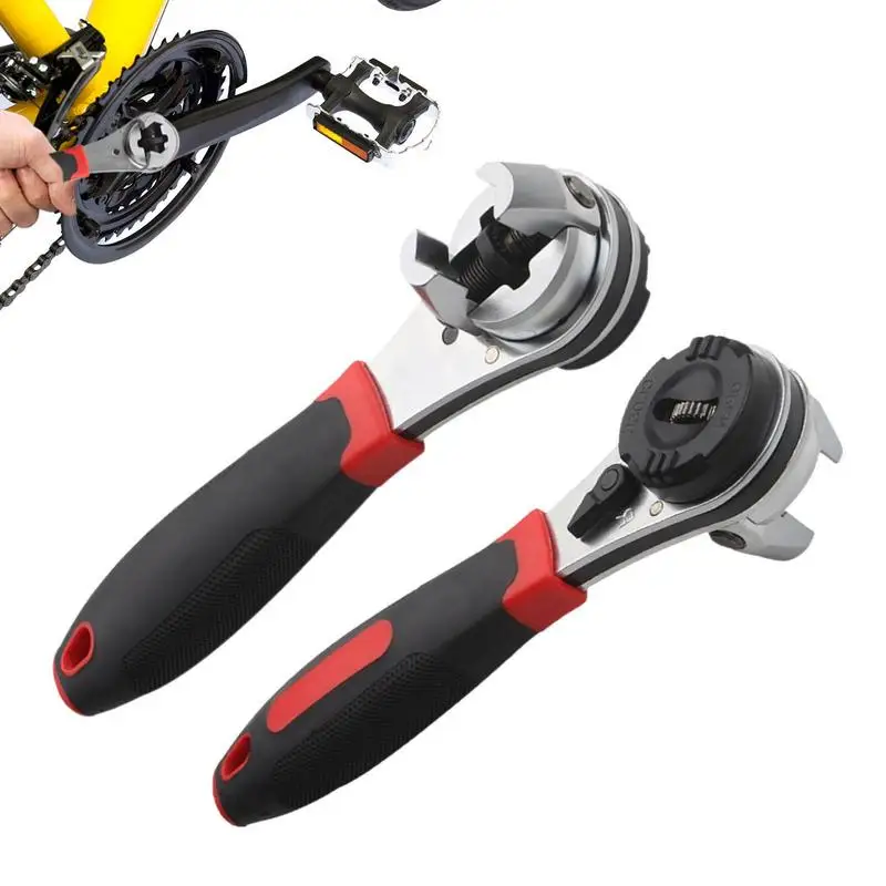 

Hand Ratchet Wrench Tool Adjustable Ratcheting Set Spanner Car Repairing Tool Quick Release Plumbing Furniture Gear Kit For Home