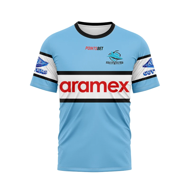 

2023 Cronulla-Sutherland Sharks Men's Replica Home/Away/Heritage/Singlet Rugby Jersey