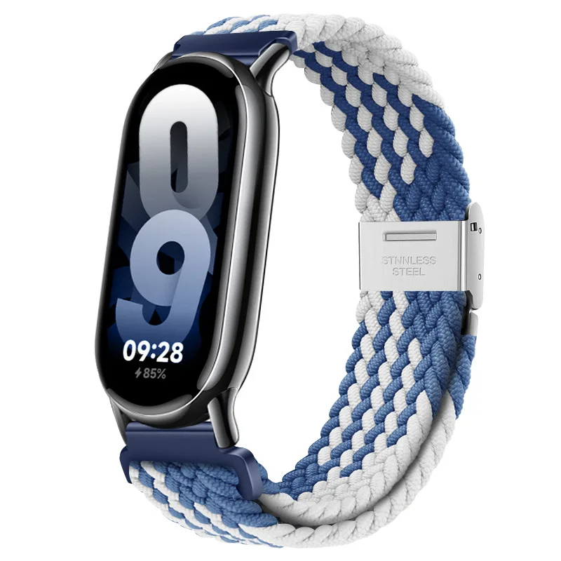 Nylon Watchband For Xiaomi Smart band 8 Strap Adjustable Sport wristband Belt For Mi band 8 Strap breathable Correa Bracelet