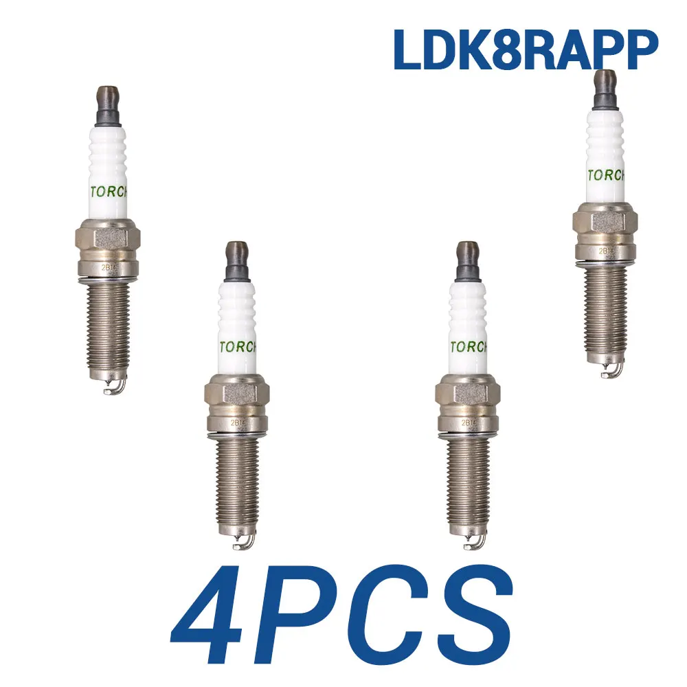 

2-8 штук двойных платиновых свечей факела LDK8RAPP Заменить для DONGFENG SFG15T 3707200-F00-00A 3707200F0000A свеча зажигания Автозапчасти