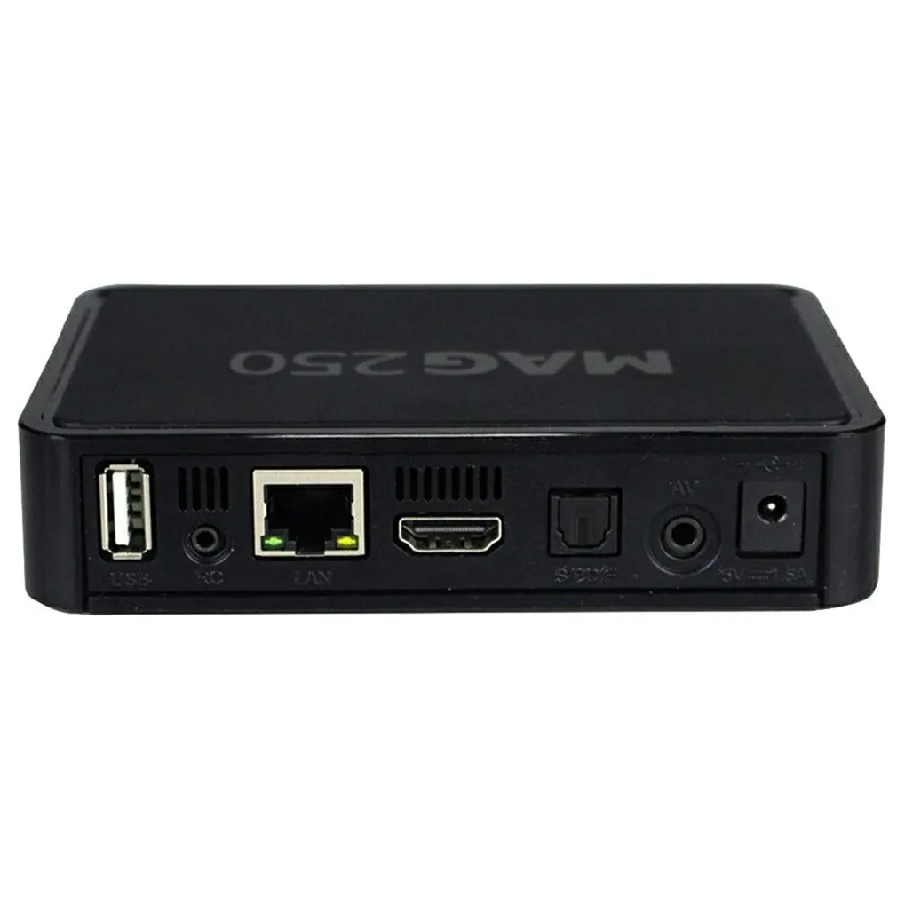 Новинка для Linux IPT V Box OTT IPTV Set-TOP BOX Professional MAG250 T Поддержка Wi-Fi Usb разъем медиаплеер