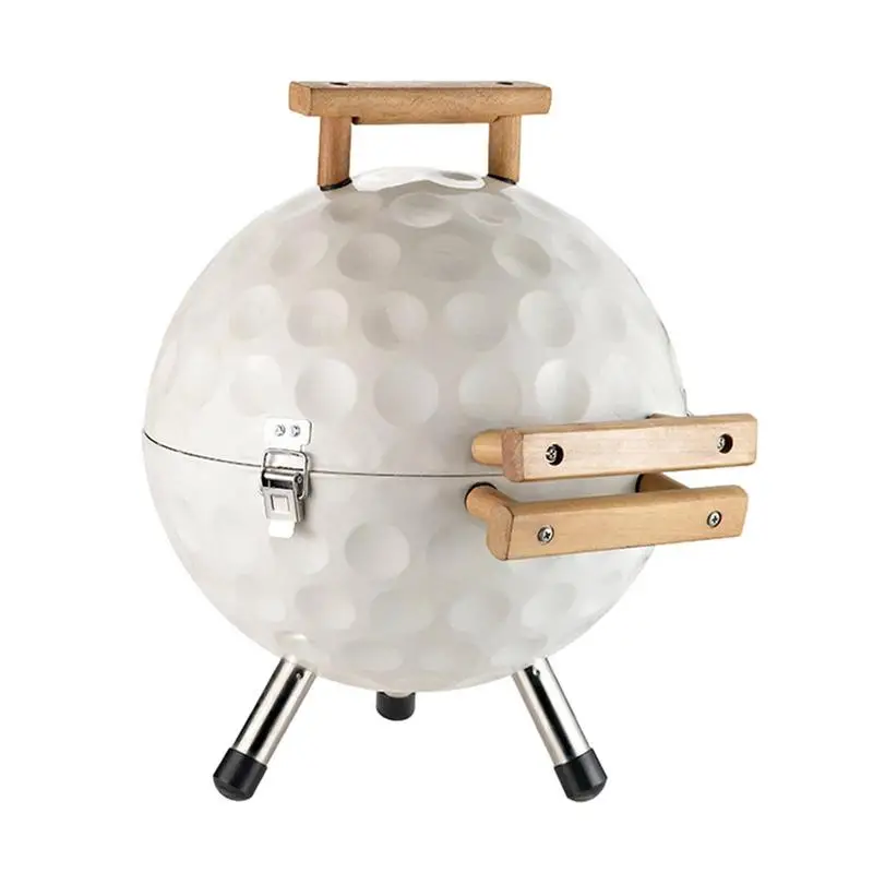 

Шарообразный угольный гриль для барбекю, футбольный Сферический гриль, теплоизоляция, принадлежности для готовки для кемпинга, улицы, вечеринок, пикника