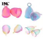 1 шт красочные Для женщин чашка медицинский Класс силиконовая менструальная чаша товары женской гигиены менструальные Леди Кубок Здравоохранение менструальная чаша