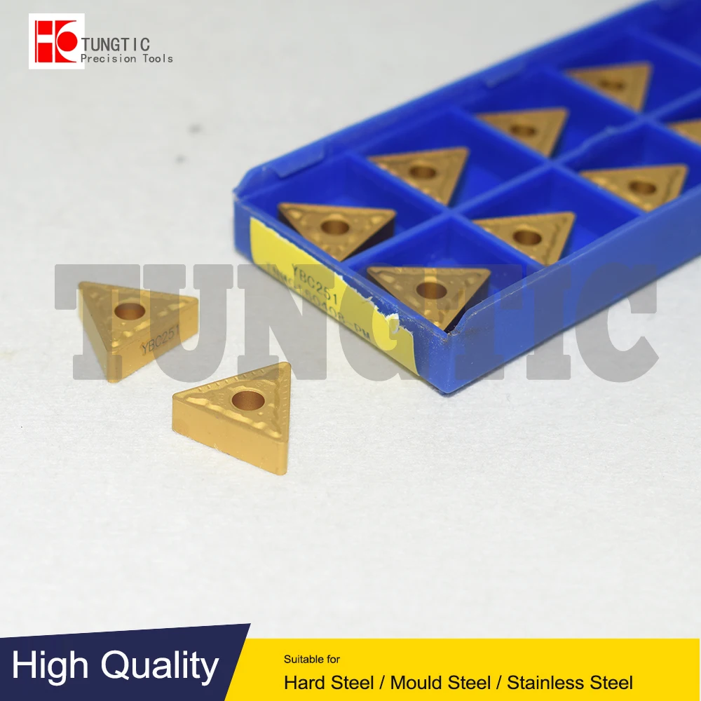 

TNMG160408-PM YBC251 Milling Cutter CNC Insert Lathe Cutting Tool Lathe Machining Metal Turning Tools TNMG160408 TNMG 160408