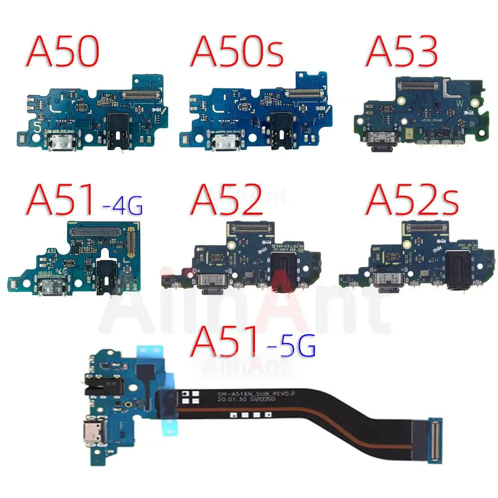 

Original Dock USB Date Quick Charger Board Charging Flex Cable For Samsung Galaxy A50 A50s A51 A52 A52s A53 A40 A40s A41 A42 5G