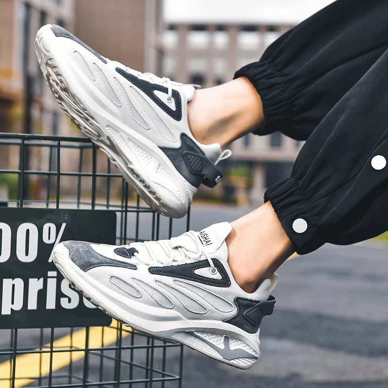 Abhoth Light Weight Male Sneakers Running Shoes Trendy Fashion Sneakers Outdoor Cushion Jogging Men's Sneaker Tenis Masculino