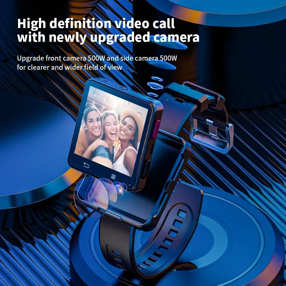 Умные часы LOKMAT APPLLP 2 MAX 4G для мужчин 64 дюйма большой экран 3 ГБ 32 Google Play Game