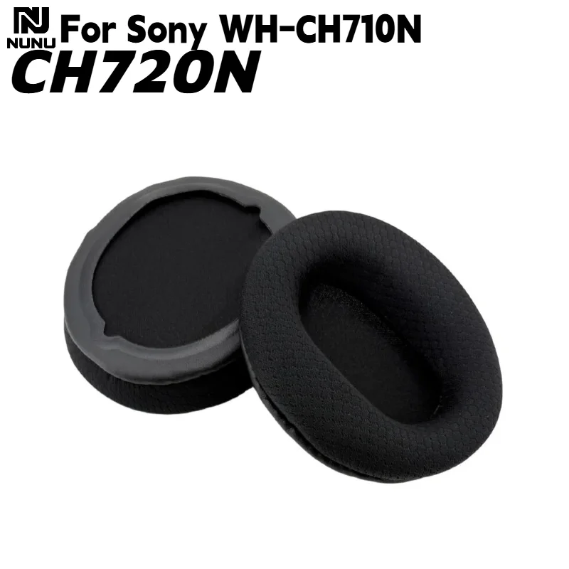 Фото Сменные дышащие амбушюры NUNU для наушников Sony WH-CH710N CH720N, не оставляющие следов на коже, запчасти для ремонта №2
