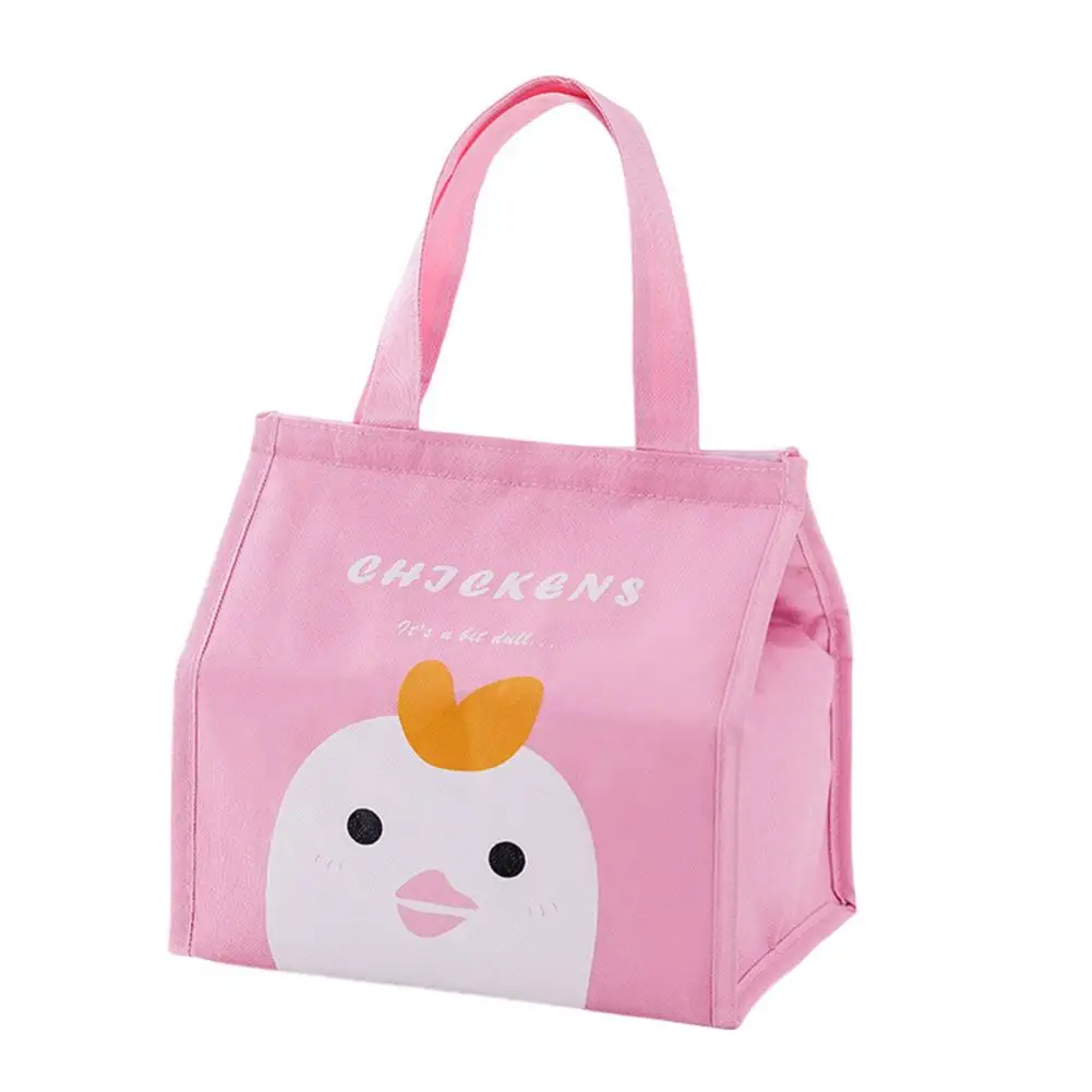 

Useful Picnic Bag Wear-resistant Lightweight Lunch Bag Lovely Lunch Breakfast Organizer Hand Pack for Outdoor Picnic Tote