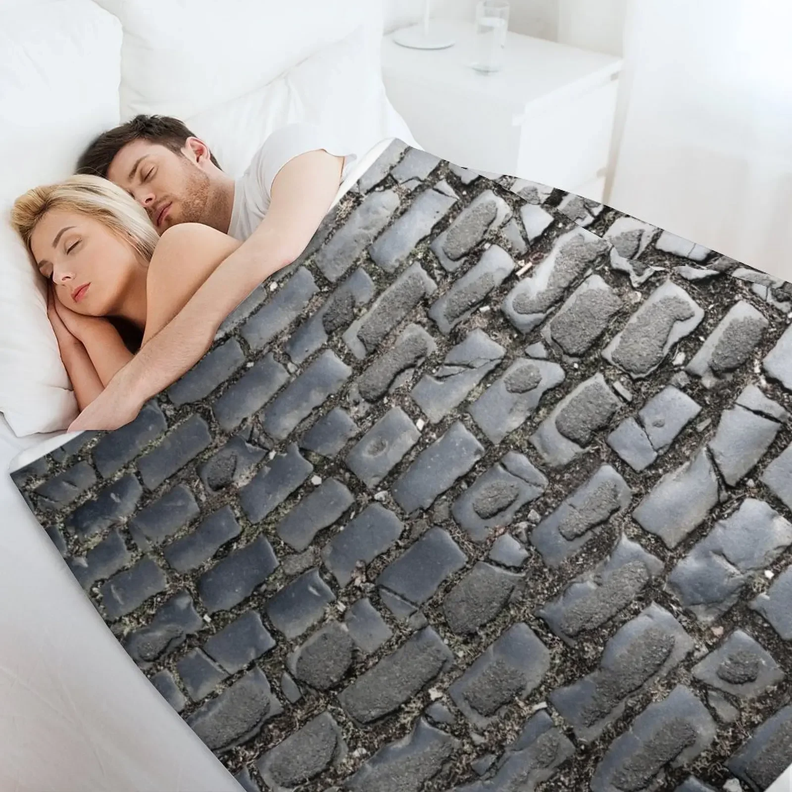 Ковдра Cobbled Street крупным планом мягкие кровати детские одеяла для волос