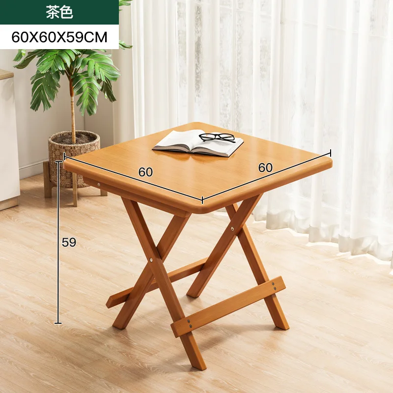

SH AOLIVIYA Folding Dining Table Home Dining Table Simple Portable Outdoor Picnic Small Square Table Balcony Tea Table