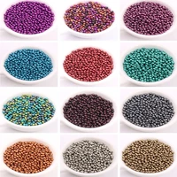 2mm3mm high quality metal stained glass mini rice beads diy necklace bracelet jewelry accessories home decor etc