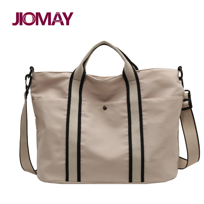 

JIOMAY Handbags For Women Designer Luxury Beach Bag ​High Quality 2023 Lightweight Large Capacity Canvas Shoulder Bag Travel Bag