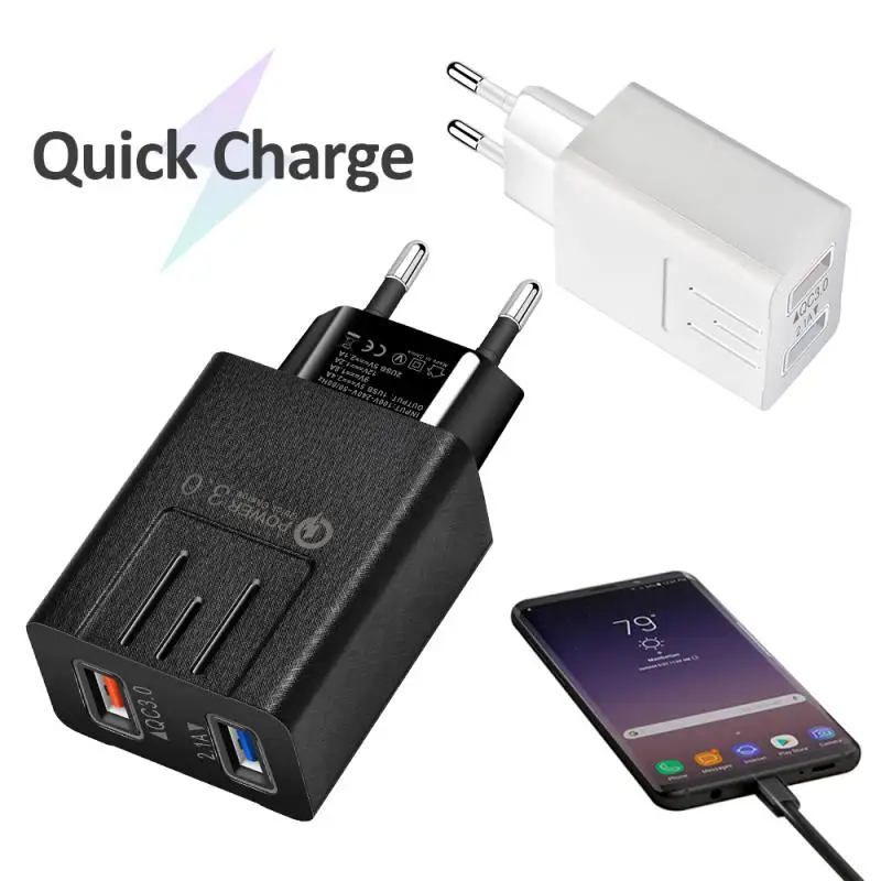 

Dual USB 5V 3.1A Mobile Phone Charger Smartphone Tablet Travel Charger For Ipad Universal Travel AC Power Charger