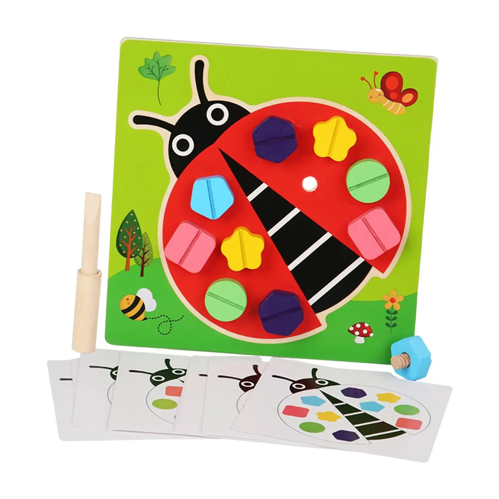 

Montessori Nuts and Bolts Set Toys Early Educational Toys in for Toddlers