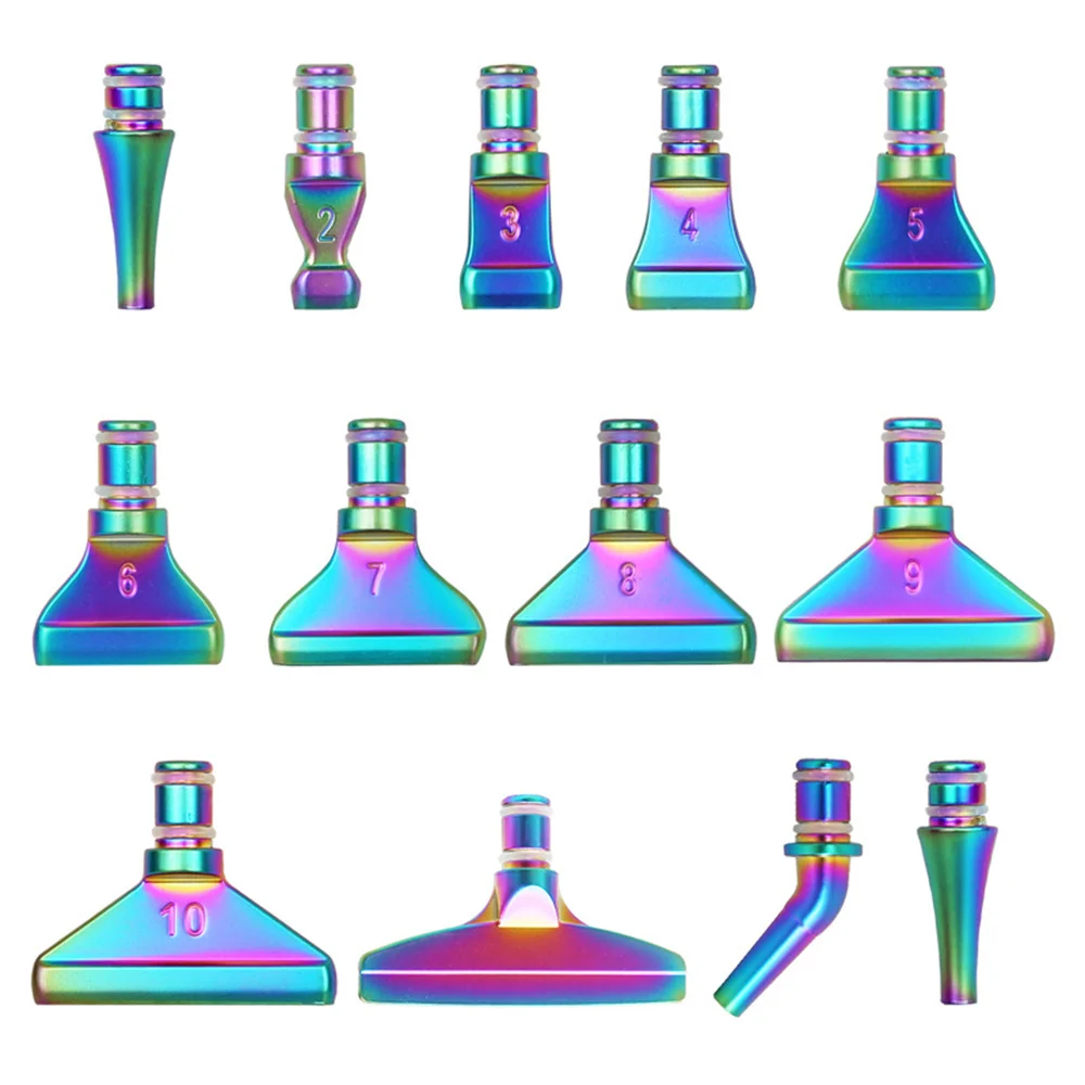 

Colorful 5D Diamond Painting Tool Metal Point Drill Pen Heads Diamond Embroidery Accessories Replacement Metal Multi Placer Tip
