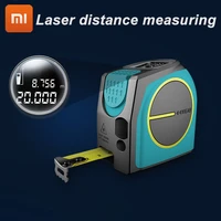 xiaomi mileseey dt10 laser tape measure 2 in 1 digital laser measure laser rangefinder with lcd digital displaymagnetic hook