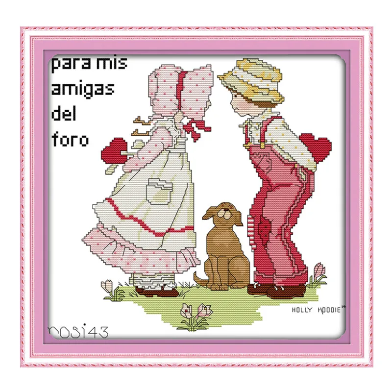 

A surprise for you cross stitch kit 14ct 11ct count print canvas stitching embroidery DIY handmade needlework