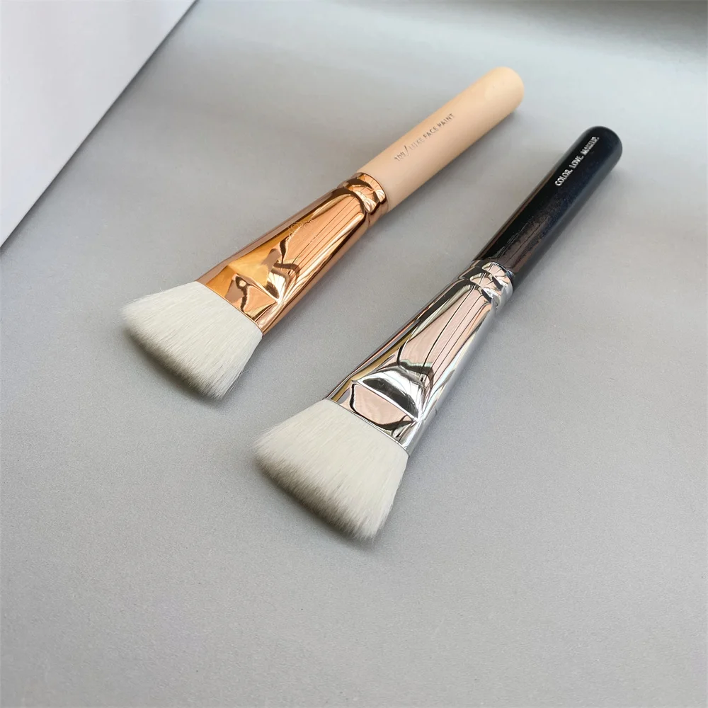 

Luxe Face Paint Makeup Brush 109 - Black / Rose Golden Sculpt Blend Contour Seamless Foundation Cream Beauty Cosmetics Tools