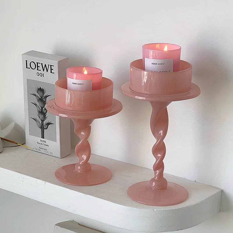 

Aesthetic Holder Glass Candle Holder Warmer Wedding Christmas Candle Holder Lantern Tealight Portavelas House Decoration T50ZT
