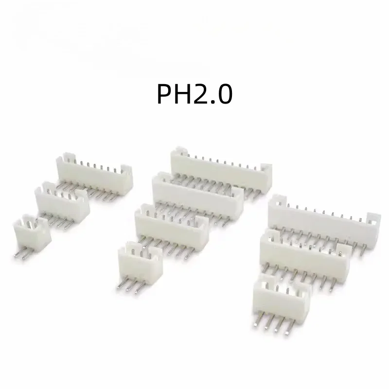 50 шт. XH 2 54 PH2.0 2P 3P 4P 5P 6P 7P 8P 9P 10P 12Pin прямоугольный штекер электрический провод разъем
