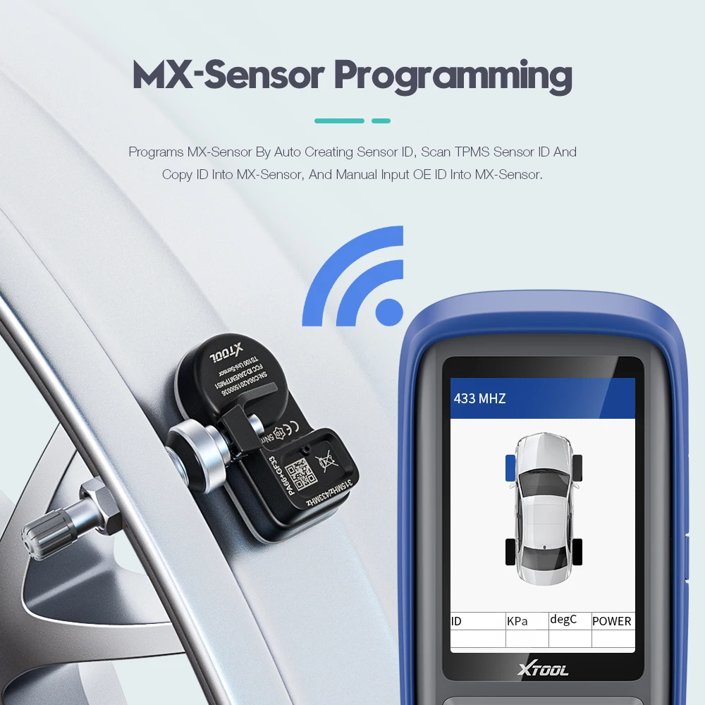 Программирование датчиков tpms