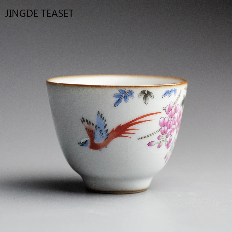 2 шт./лот китайская посуда для запекания чайные чашки антимасштабирование ручная