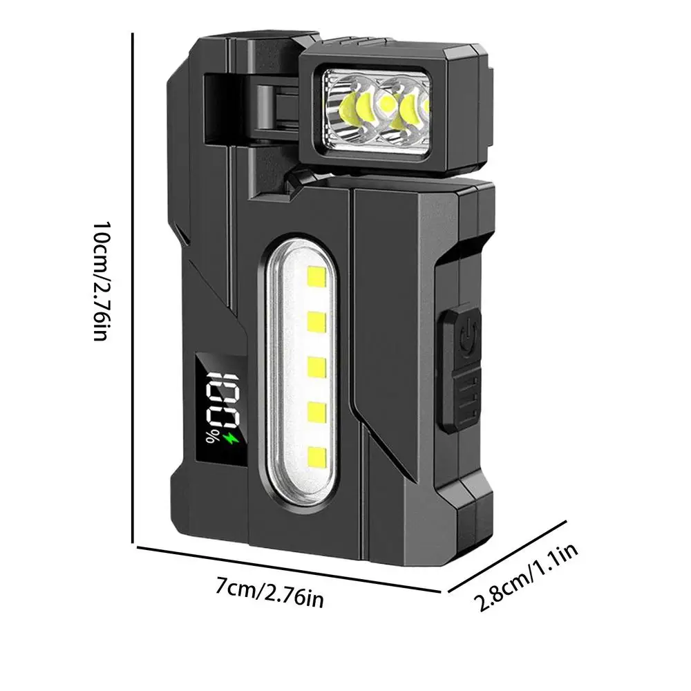 

Водонепроницаемый поворотный фонарик 1600 люмен