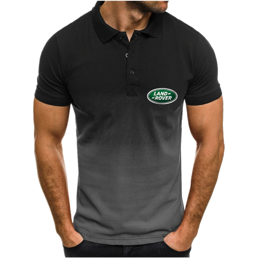LAND ROVER 2022 новая светильник цветная футболка Мужская Летняя Повседневная