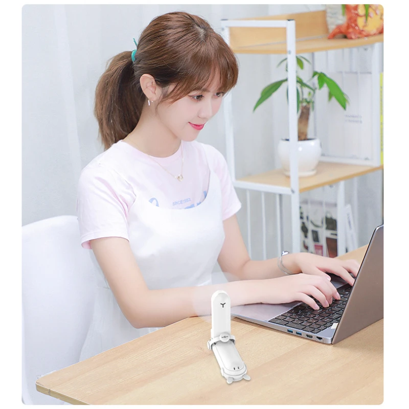 

2023 New Hand-held Fan Light Small Portable Outdoor Multi-function Folding Usb Fan Desktop Summer Cool Must-have Small Fan