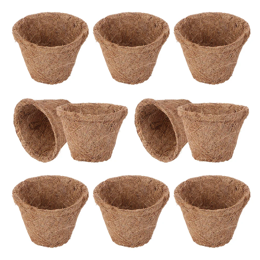 

20Pcs Practical Garden Biodegradable Portable Germination Growing Pots Plant Starter Pots Plant Starter Pot