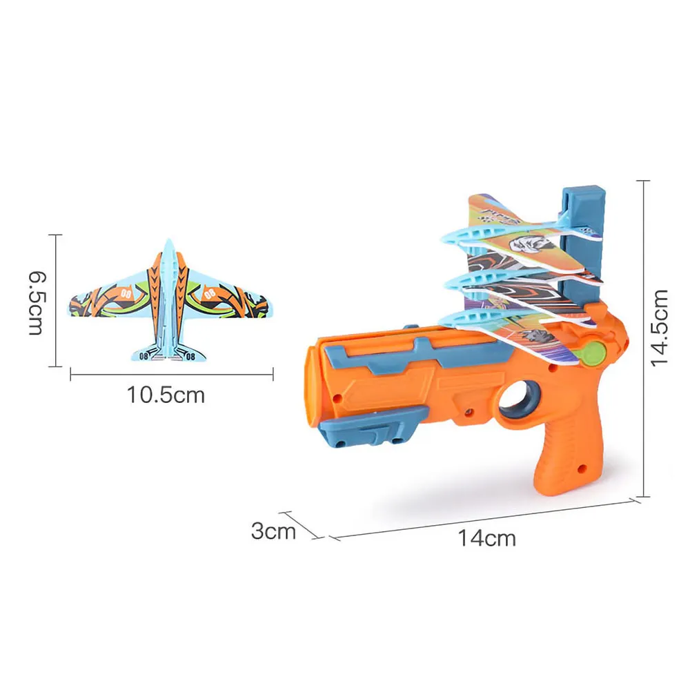 

Kids Airplane Model Launcher Foam Catapult Small Airplane Fun Airplane Toys Kids Airplane Catapult Shooting Kids Game Gift
