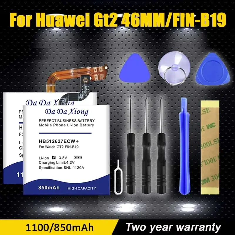 DaDaXiong HB 472024 ЭКВ ХБ 512627 532729 442528 EBC 302527 Аккумулятор ECW для Huawei Watch 1 2 2Pro 4G GT2 42 мм 46 FIN-B19