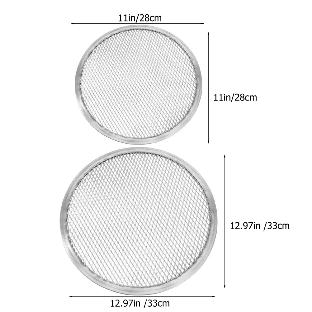 

2Pcs Non-sticky Bakeware Home Pizza Pan Multifunctional Pizza Pan Convenient Pizza Pan for Kitchen Oven Bakeware Home