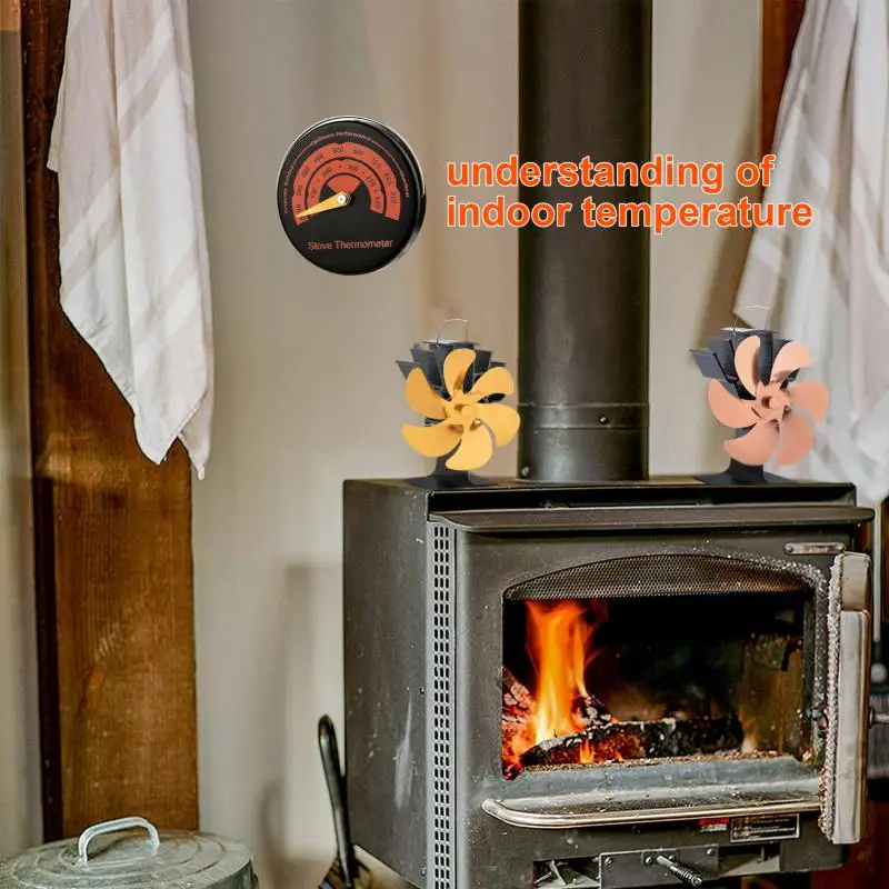 

Экологичный бесшумный вентилятор для домашнего эффективного распределения тепла, 6 лезвий