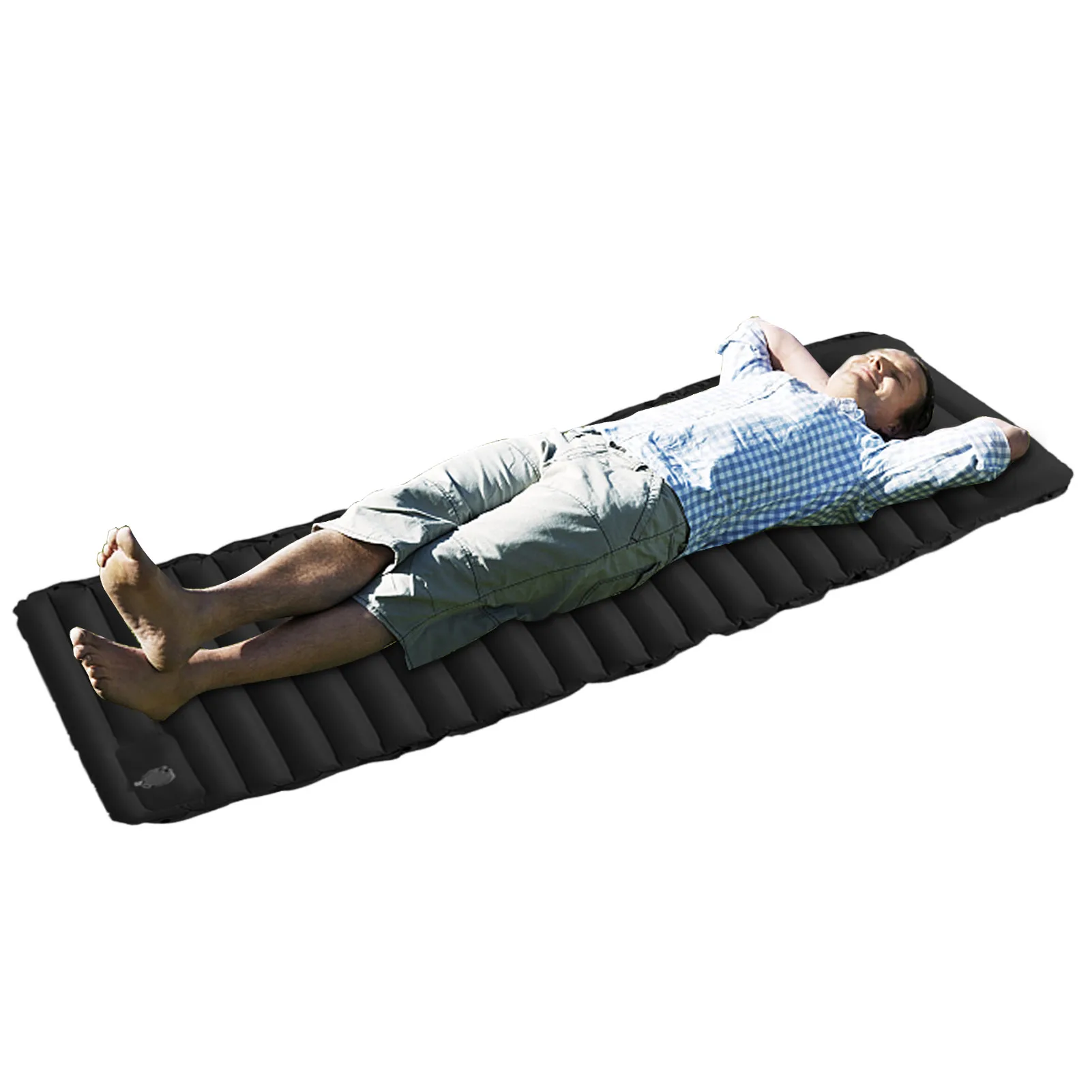 

Camping Sleeping Pad Camping Pads For Sleeping Inflatable Sleeping Mats With Pillow For Camping Compact Waterproof Camping Air