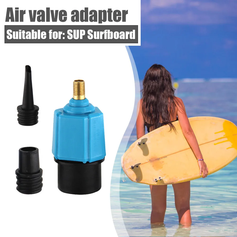 

Lifebuoy Air Valve Pump Compressor Converter Inflatable Rowing Bed Valve Adapter