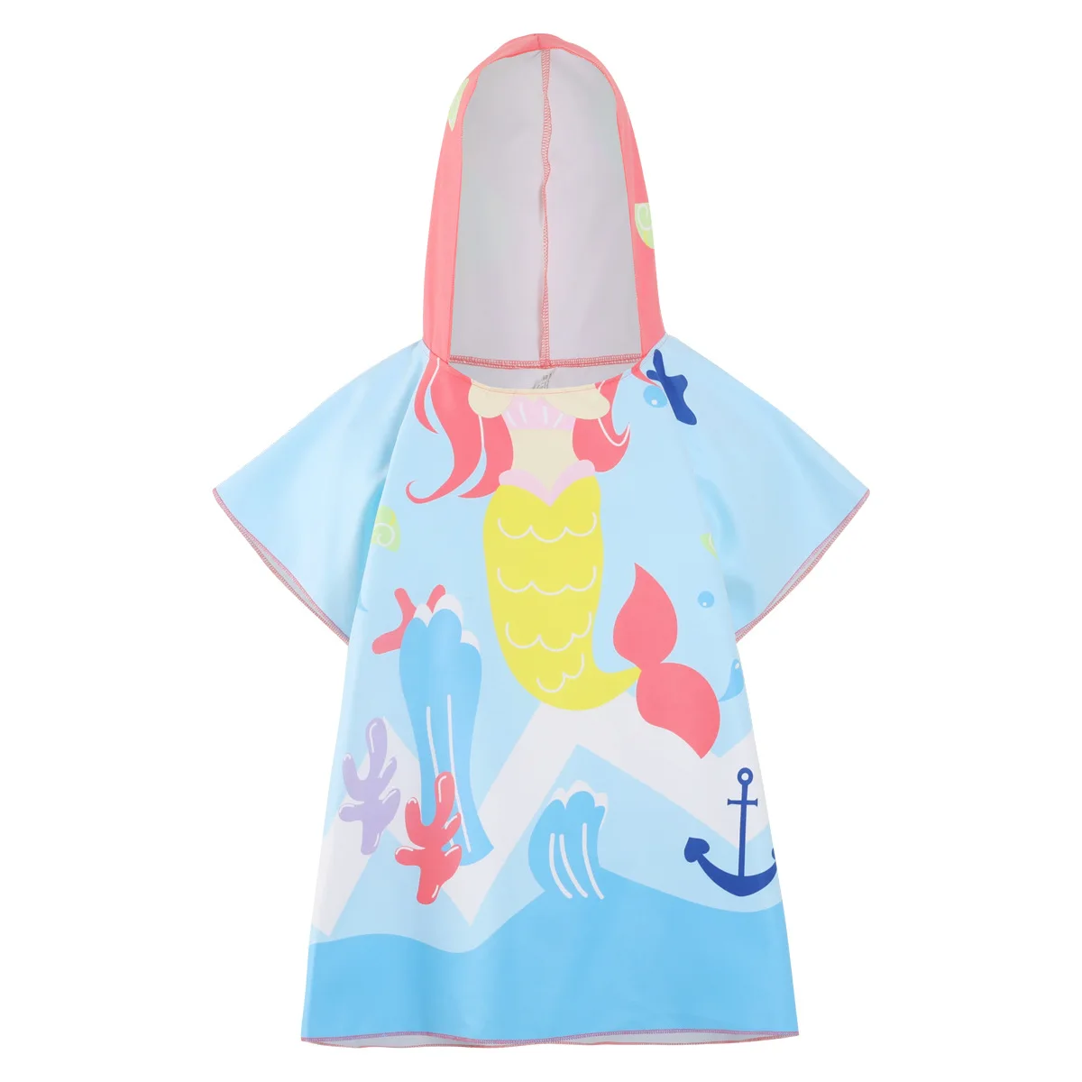 Пляжное полотенце с капюшоном для мальчиков 2-8 лет |