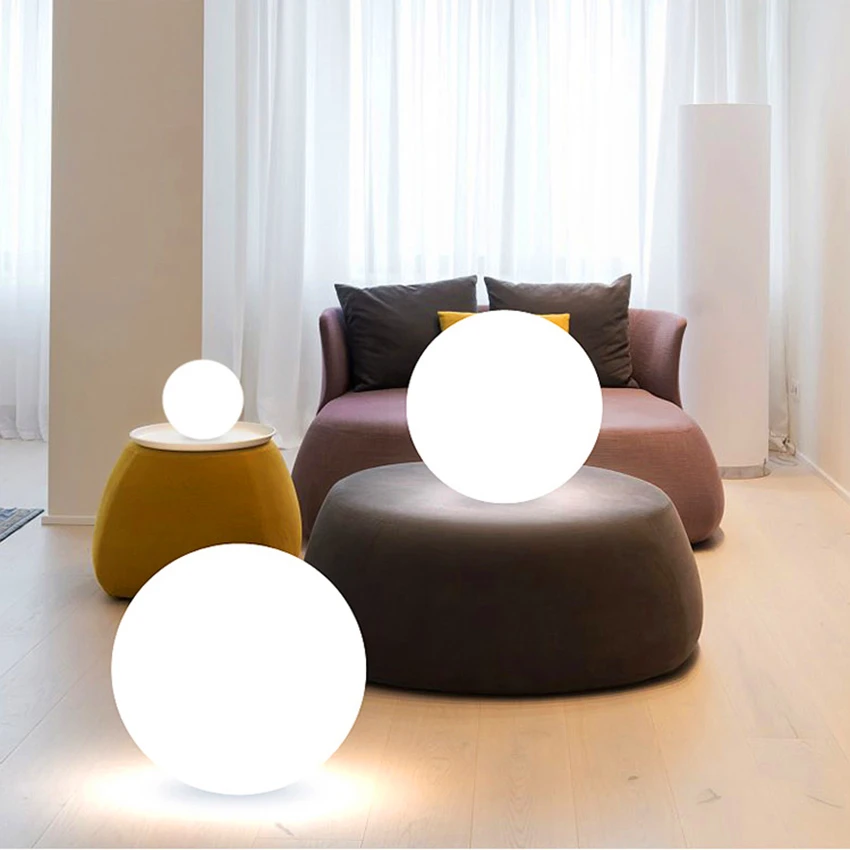 Напольные светодиодсветодиодный лампы из ПВХ в скандинавском стиле комнатный