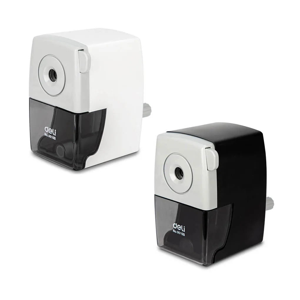 

Pencil Sharpener Box Manual Sharpening Stationery Hand Crank Detachable