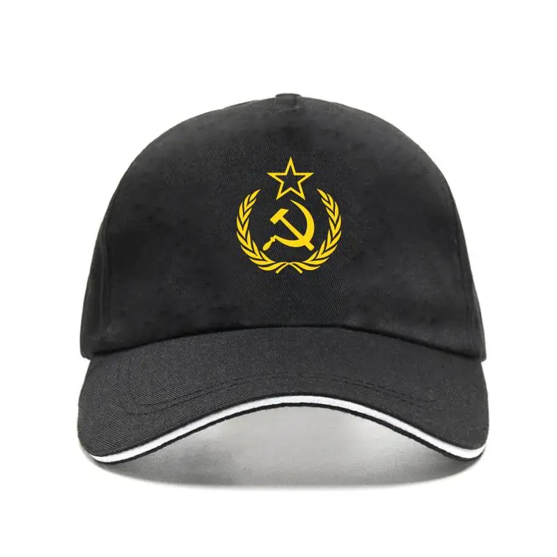 

2022 New Summer Baseball Caps grayyyy16319P Baseball Cap Russia Bill Hat Hammer &amp Sickle Soviet Union USSR Communist Cool Bas