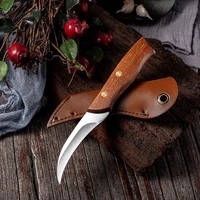 forged boning knife chefs curving knife for fruit peelers potato peelers stainless steel meat cutting knife vegetable cutter