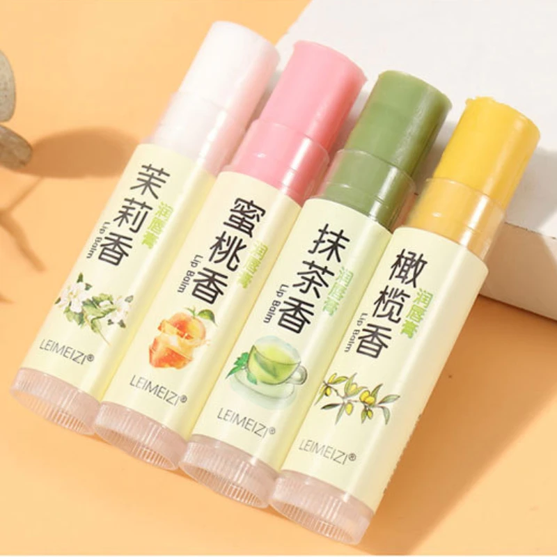 

Натуральный Растительный бальзам для губ, прозрачная помада, жасмин, персик, стойкий увлажняющий гидрат, женская косметика, летний макияж д...