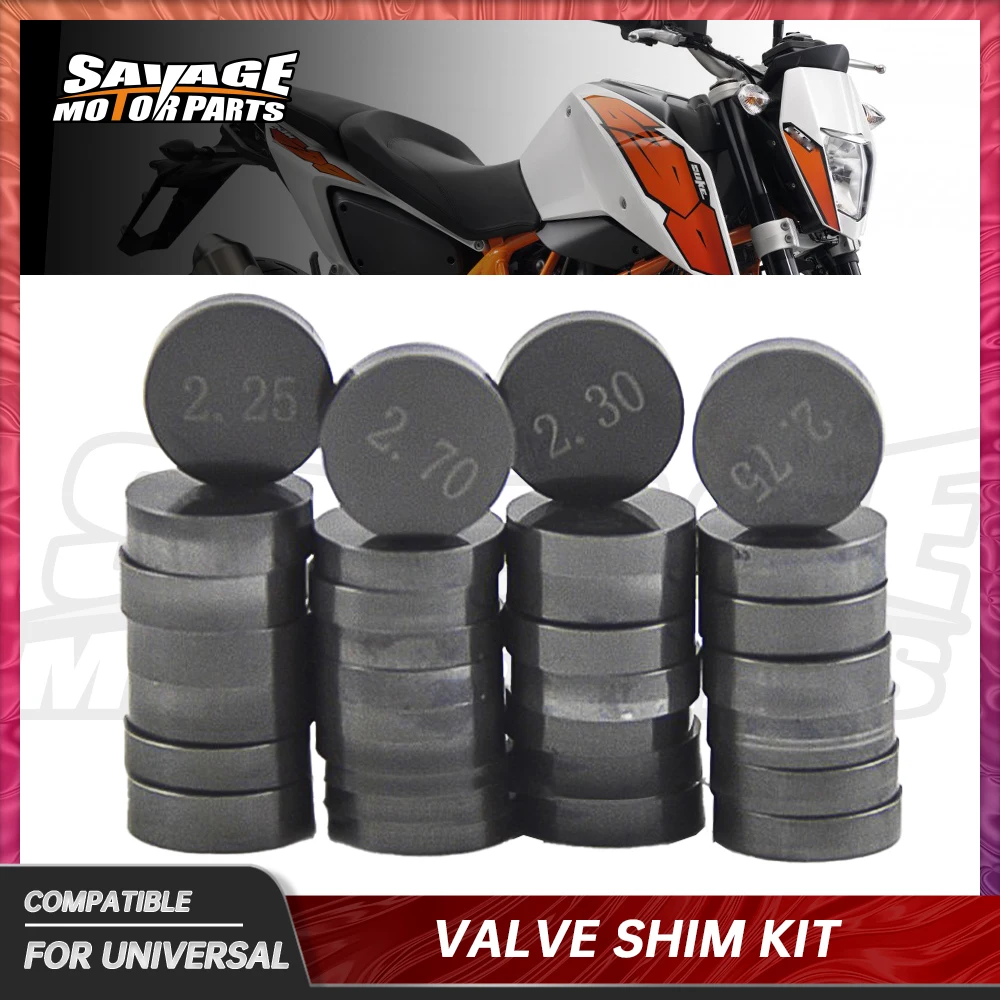 

Universal Valve Shim Kit Pad Motorcycle Accessories Engine Parts Shims Adjustable 7.48mm 8.85mm 9.48mm 10mm For HONDA For YAMAHA