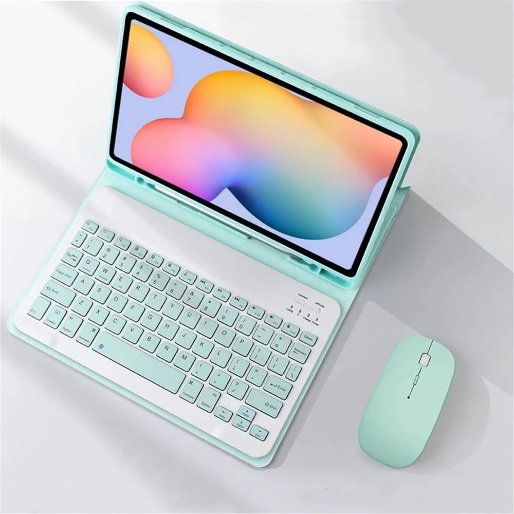 

Беспроводная Bluetooth клавиатура съемный чехол для Samsung Galaxy Tab S6 Lite 10,4 P610 P615 A7 SM-T500 T505 T507 чехол