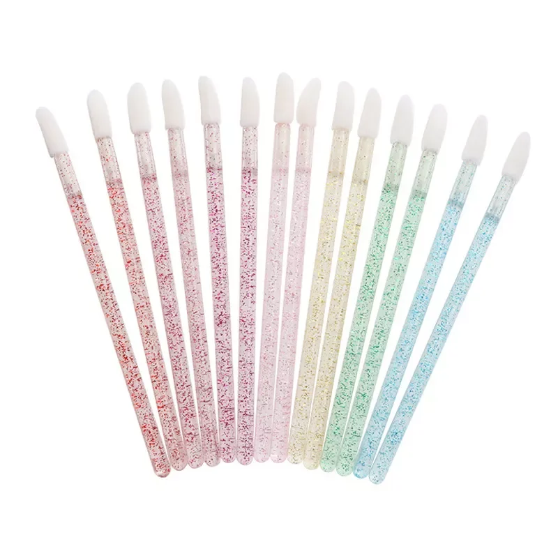 

2022NEW Pcs Disposable Crystal Lip Brush Lash Micro Brushes Mascara Applicator Lipstick Wands Cosmetic Cleaner Beauty Makeup Too