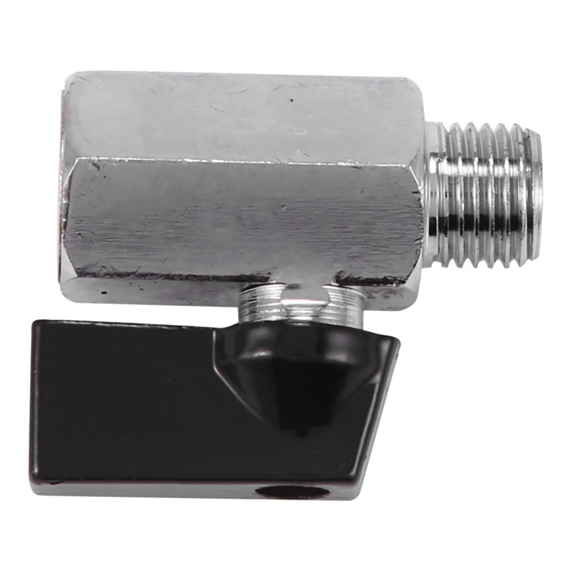 6X хромированная латунь 1/4 дюйма Bsp шаровой клапан резьба кран штекер-гнездо шланг