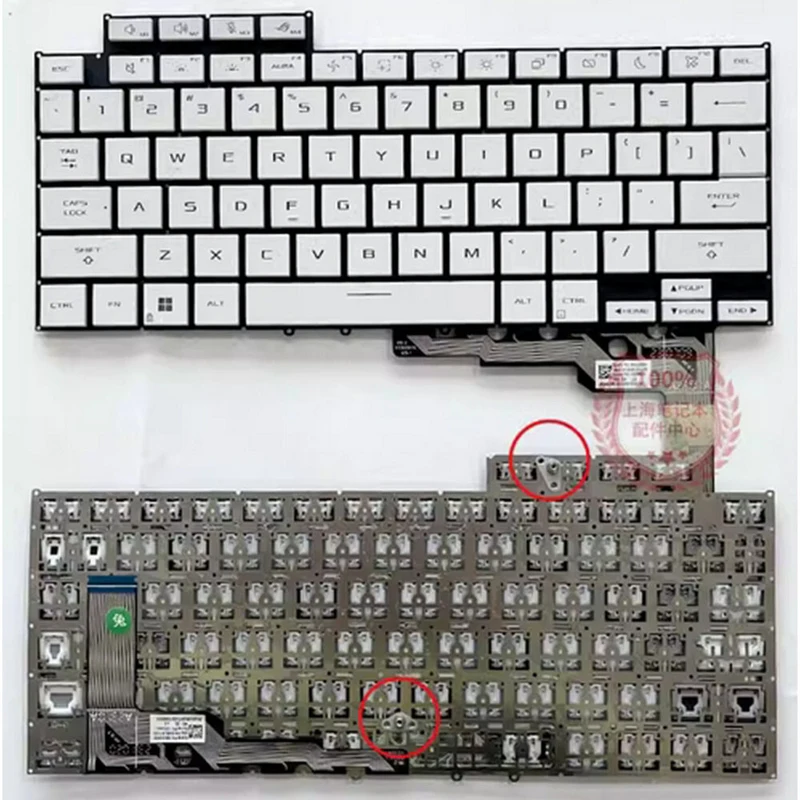 Замена клавиатуры для ноутбука ASUS ROG Zephyrus G16 Air GU605 GU605M 2024 (art.: 3920dbb438018) - 3920dbb438018