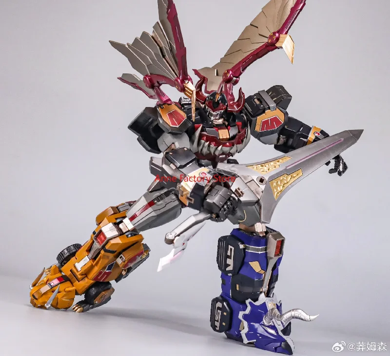 Фото В наличии: Новая модель Ráfaga ZL-01 KO FLAMETOYS Beast Lord Dragon Caesar Megazord, готовая фигурка из сплава. №5